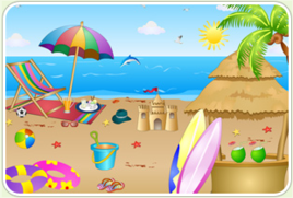 布置度假沙灘 布置度假沙灘