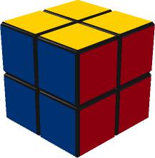 【第三階段】：調整底層角塊位置，還原完成。