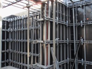 鋼性建築模板支撐組合結構 鋼性建築模板支撐組合結構