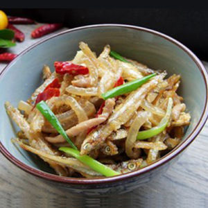 魚乾小炒水晶皮