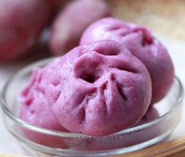 紫薯包子 紫薯包子