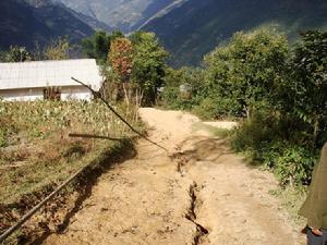 亞莫托基村村莊一角