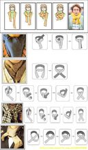 圍巾套舌結系法