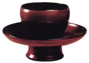 南宋紫褐色漆托盞 南宋紫褐色漆托盞