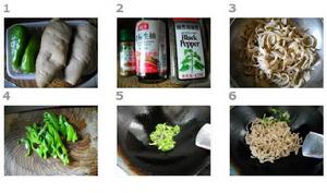 孜然椒香麵筋(步驟1-6)