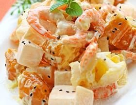 水果蝦仁油條沙拉 水果蝦仁油條沙拉