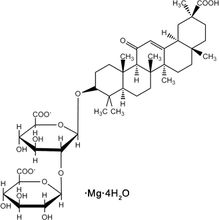 異甘草酸鎂結構式--為百度百科繪製