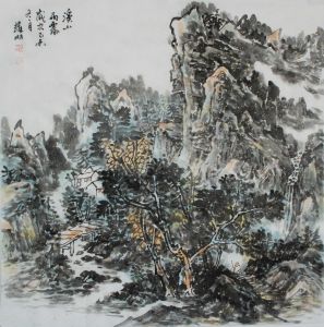 溪山雨霽69x69