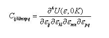 高階彈性常數