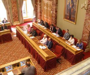 盧森堡議會在開會