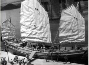 南宋商船模型，當年漁民所走的南海路線，就是用《更路簿》導航。