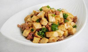 肉末薺菜炒豆腐 肉末薺菜炒豆腐