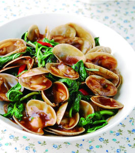 九層塔炒海瓜子 九層塔炒海瓜子