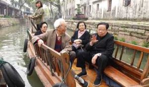 謝鐵驪重遊同里