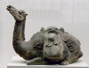 唐灰陶駱駝俑 唐灰陶駱駝俑