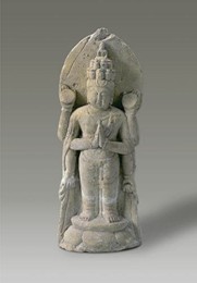 六臂觀音砂石像