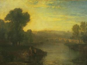 透納1808年的油畫《里奇蒙山和橋》