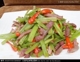 芹菜臘肉 芹菜臘肉
