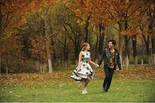 田七克欣諾娜拍攝《左手牽右手》