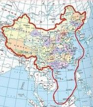 豎版中國地圖 豎版中國地圖