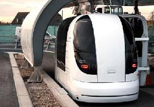 英國科學博物館內的“未來計程車”