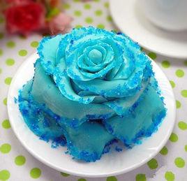 藍色妖姬翻糖蛋糕 藍色妖姬翻糖蛋糕