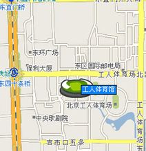 北京工人體育館地圖