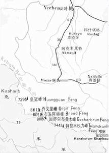 加II峰中國境內進山路線