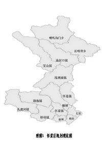 懷柔區 行政區劃圖