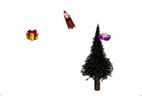 聖誕老人雪橇集禮物