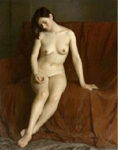 坐著的女人體 坐著的女人體