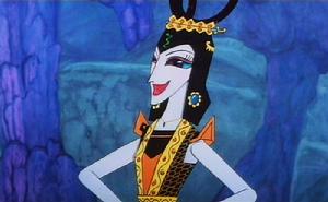 眼見大娃中計誤入泥潭，蛇精得意至極