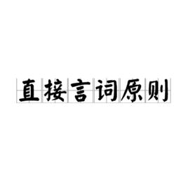 直接言詞原則 直接言詞原則