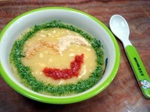 蔬菜麥片玉米粥