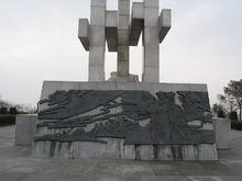 浙江舟山定海三總兵雕塑