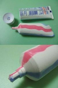 彩條牙膏 彩條牙膏