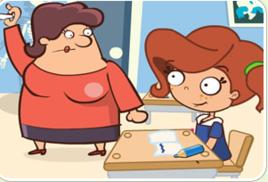 調皮的小女孩 調皮的小女孩