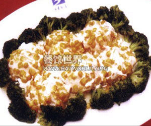 蘭花金粒白玉脯 蘭花金粒白玉脯