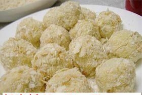 青松豆沙球製作工藝