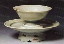 宋影青茶盞連盞托 宋影青茶盞連盞托