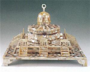 嵌螺鈿耶路撒冷大清真寺模型