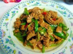 辣椒焯炒腰花 辣椒焯炒腰花