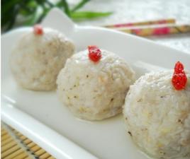 蒸蓮藕肉丸 蒸蓮藕肉丸
