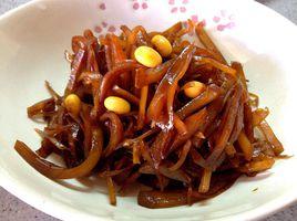 黃豆炒鹹菜 黃豆炒鹹菜