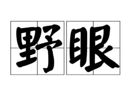 野眼 野眼