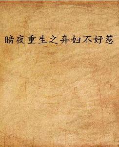 暗夜重生之棄婦不好惹 暗夜重生之棄婦不好惹