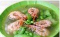 基尾蝦絲瓜毛豆湯