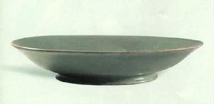 汝瓷天青釉盤 汝瓷天青釉盤