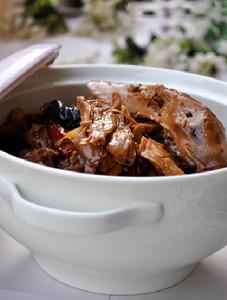 筍乾燜板鴨的製作