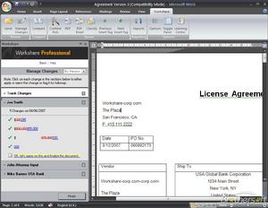 Workshare Professional界面